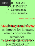 PPT - Modular Arithmetic and Its Applications