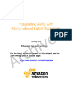 Integrating Aws With Multiprotocol Label Switching