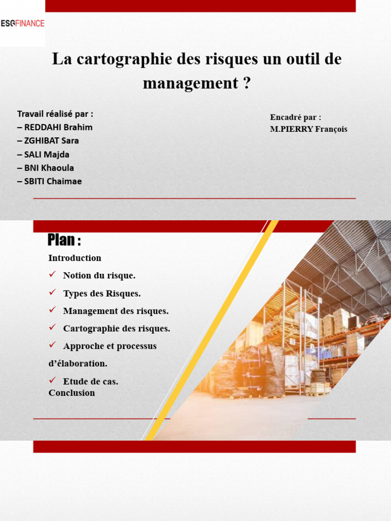 Cartographie des Risques : Outil Clé de Management | PDF | Risque ...