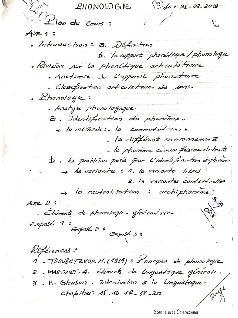 Cours Complet Phonologie Pdf