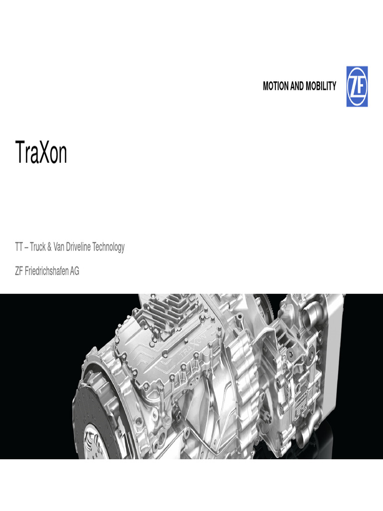 Manuel de Service ZF TraXon 2017 | PDF | Ingénierie mécanique | Matériaux
