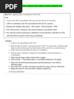 Spreadsheet Practical Steps