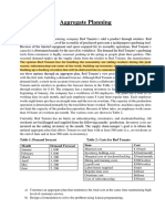 Aggregate Planning - Problem