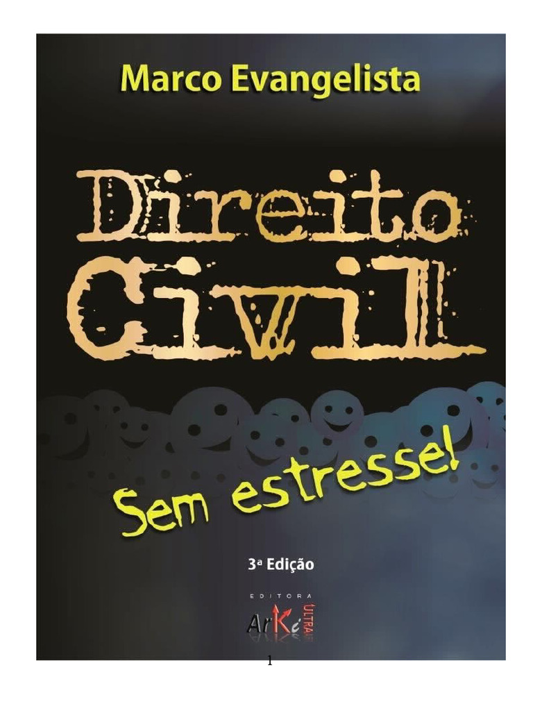 Direito Civil SemEstresse Marco Evangelista 3a