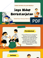 Presentasi Pendidikan P5 Gaya Hidup Berkelanjutan Berwarna Ilustratif