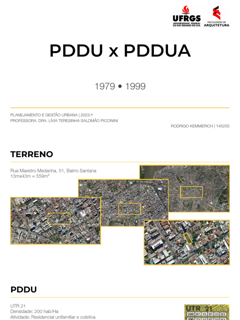 Diferenças entre PDDU e PDDUA | PDF