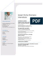 Israel Victor Romero Mendoza CV