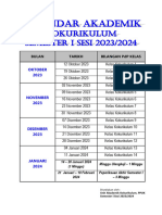 Oktober 2023: Bulan Tarikh Bilangan PDP Kelas