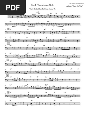 Paul Chambers Solo Y3 | PDF