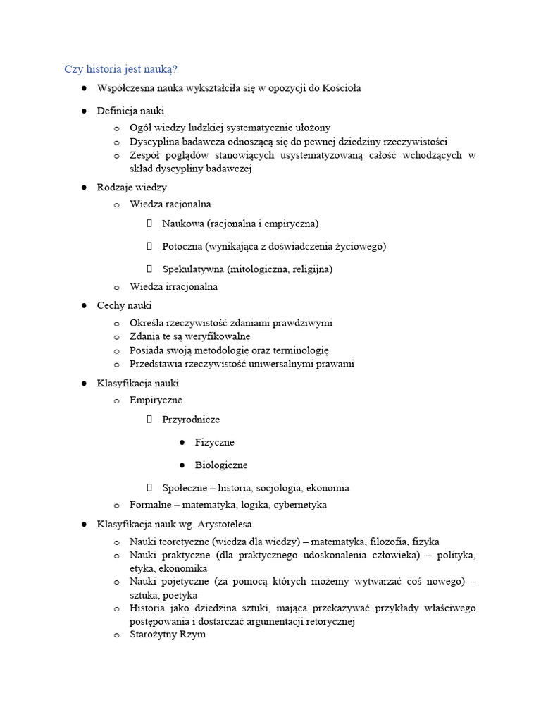 Notatki z metodologii | PDF