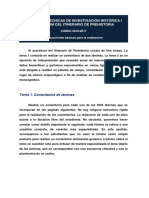 Metodos y Técnicas de Investigación Histórica I - Practicum de Prehistoria - 2016-2017 - Nota 8,5 - Con Enunciado