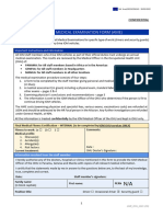 Annex V Annual Medical Examination AME Form