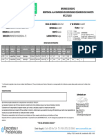 Informe de Ensayo Resistencia A La Compresión de Especímenes Cilíndricos de Concreto NTC 673:2021