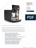Manual de Usuario Philips LatteGo 3200 Series EP3246 (Español - 298 Páginsas)