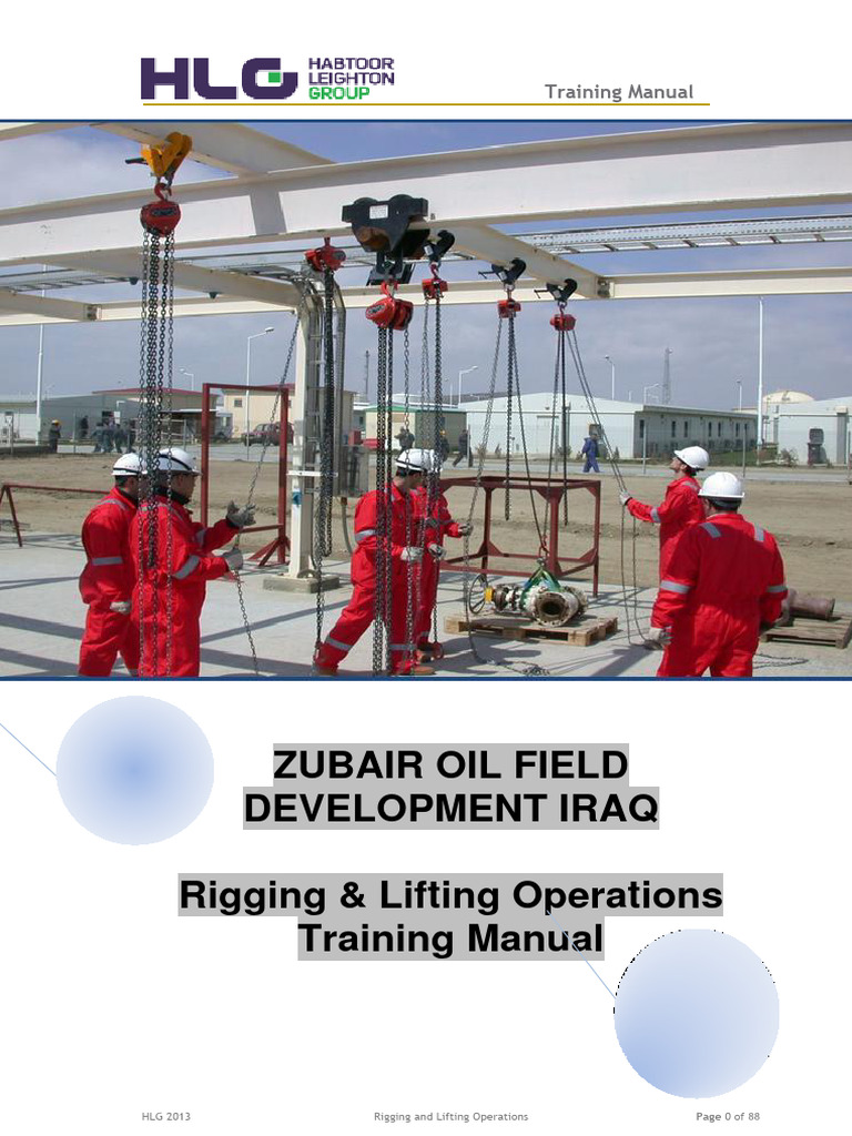 Rigging & Lifting Training Manual | PDF | Crane (Machine