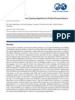 Using Supervised Machine Learning Algorithms To Predict Pressure Drop in Narrow Annulus