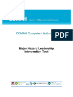 Major Hazard Leadership Intervention Tool