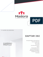Company Profile PT Madora Jaya Sejahtera