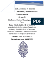 Universidad Autónoma de Yucatán Facultad de Contaduría y Administración Proceso Contable Grupo: B Profesora: Mariely Guadalupe Aguilar