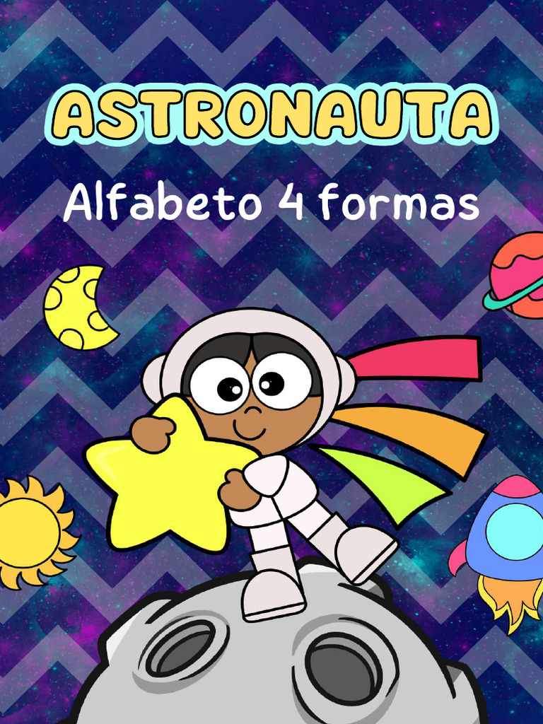 Alfabeto do Astronauta para Imprimir | PDF