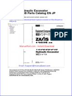 Hitachi Hydraulic Excavator Zx135us 5b Parts Catalog en JP