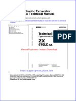 Hitachi Hydraulic Excavator Zx670lc 5a Technical Manual
