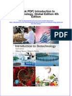 Full Download Ebook PDF Introduction To Biotechnology Global Edition 4Th Edition Ebook PDF Docx Kindle Full Chapter
