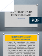 Perturbações Da Personalidade - Clínica