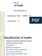 CH 3 Types of Audit