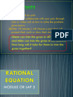 Rational Equation