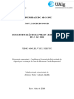 Descertificação de Empresas Certificadas Pela Iso 9001