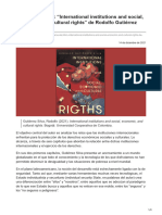 Ibericonnect - Blog-Reseña Del Libro International Institutions and Social Economic and Cultural Rights de Rodolfo Gutiér