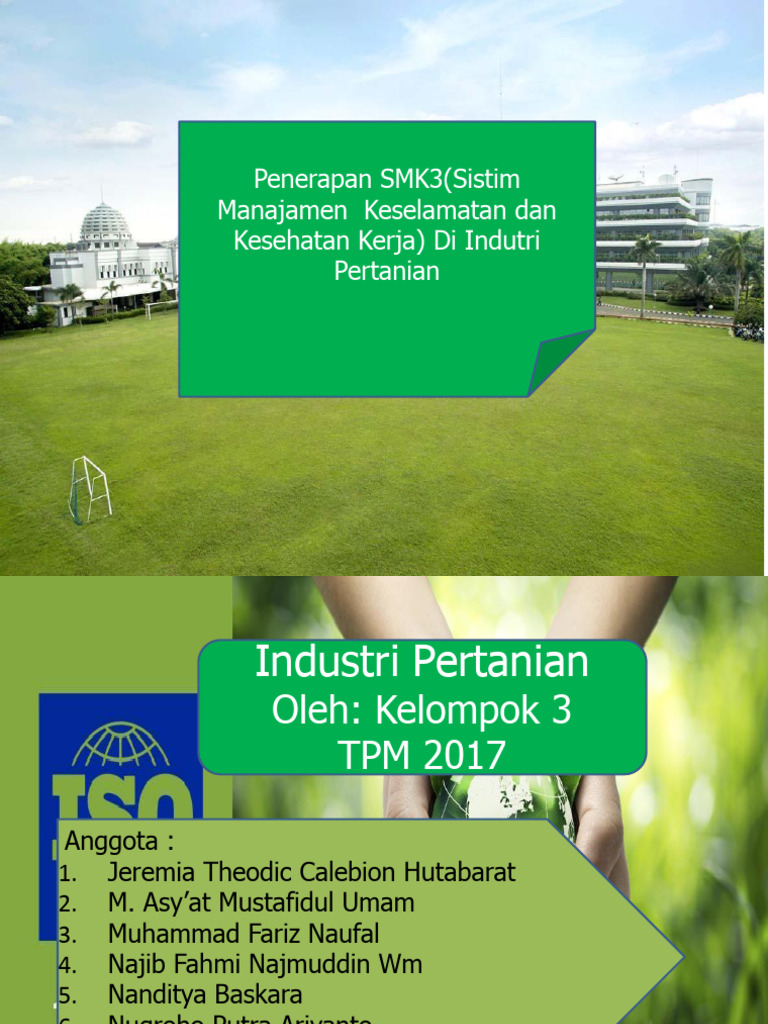 Penerapan K3 di Agroindustri Pertanian | PDF | Bisnis