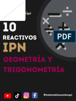 10 Reactivos de Geometria y Trigonometria IPN 2023