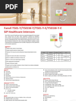 Fanvil - Y501-Y Series - Datasheet