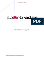 Sportradar Soccer Adv Analytics v1 Statistics Summary