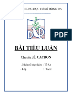 Chuyên đề Cacbon - Tổ 3,4