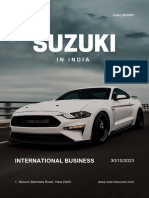 Suzuki India - Report