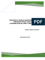 Propuesta Tecnica Agroforestal para Las Cooperativas de Jaen y San Ignacio