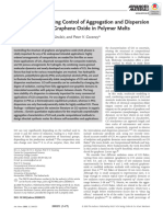 Principles Governing Control of Aggregation and Dispersion of Graphene and Graphene Oxide in Polymer Melts