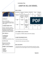 Arifur Islam Himel (CV)