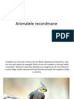 Animalele Recordmane