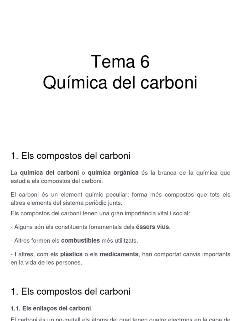 Química Carbonis | PDF