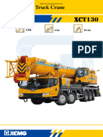 XCMG XCT130 Load Chart