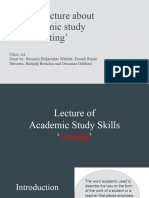 Academic Study Skills Writing'