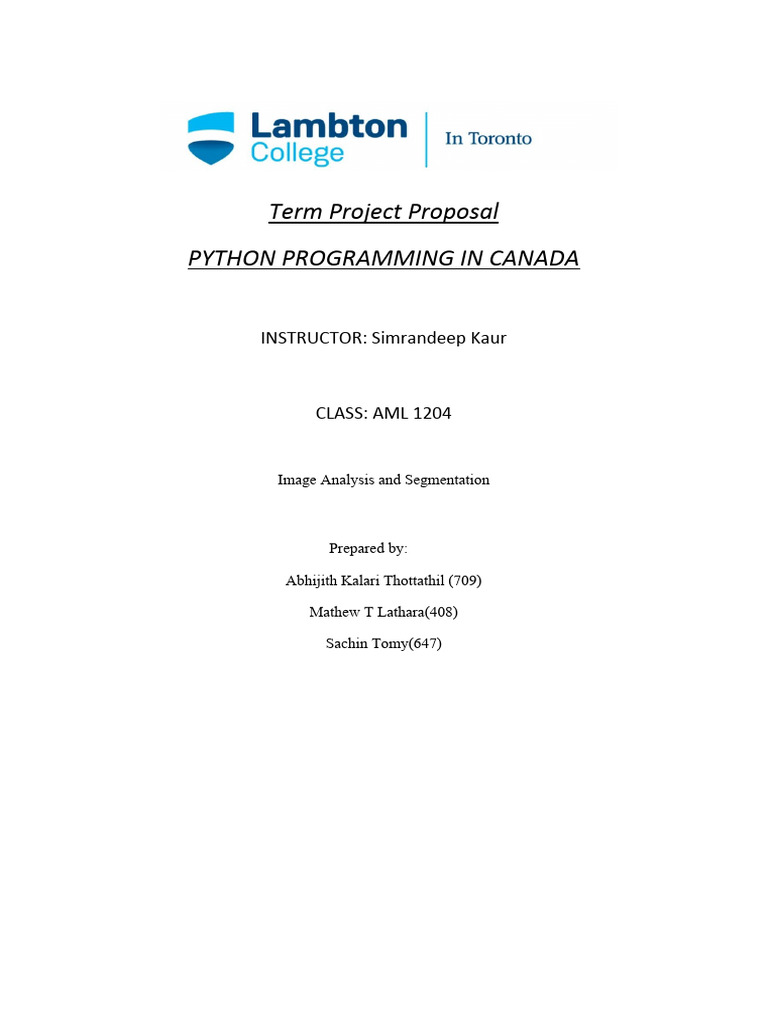 Project Proposal | PDF