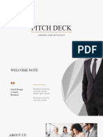 Modern Pitch Deck Presentation Template