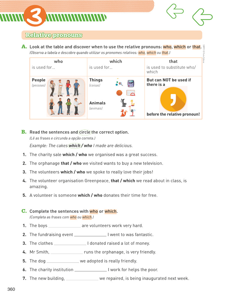 Relative Pronouns Exercises Pdf