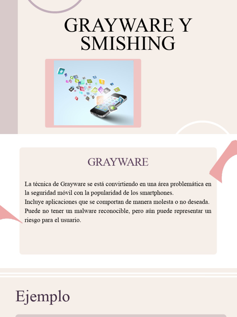 Qué es Grayware y SMiShing | PDF | Informática