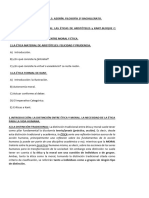 Dosier 5 Filosofía 1º Bachillerato. Tema 5. Ética y Filosofía Moral. Racionalismo Moral